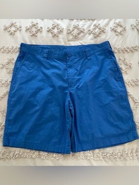 Columbia Men’s Royal Blue Flat-Front Shorts